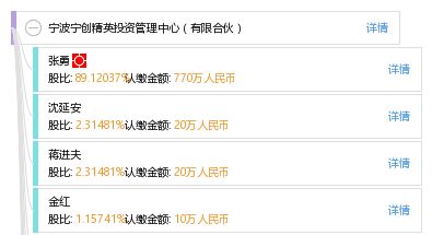 寧波寧創精英投資管理中心 有限合伙